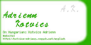 adrienn kotvics business card